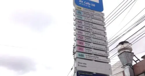 PARADERO SITP AVENIDA CALLE 116  298A01